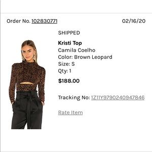 Camila Coello blouse Brand new